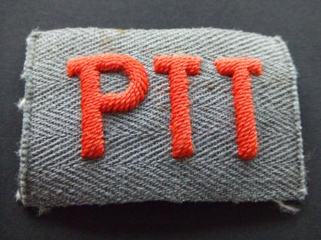 PTT opnaaiembleem postbode uniform